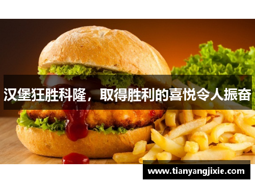 汉堡狂胜科隆，取得胜利的喜悦令人振奋